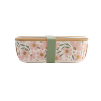 Bamboo Printed Lunch Box - Flower Posy