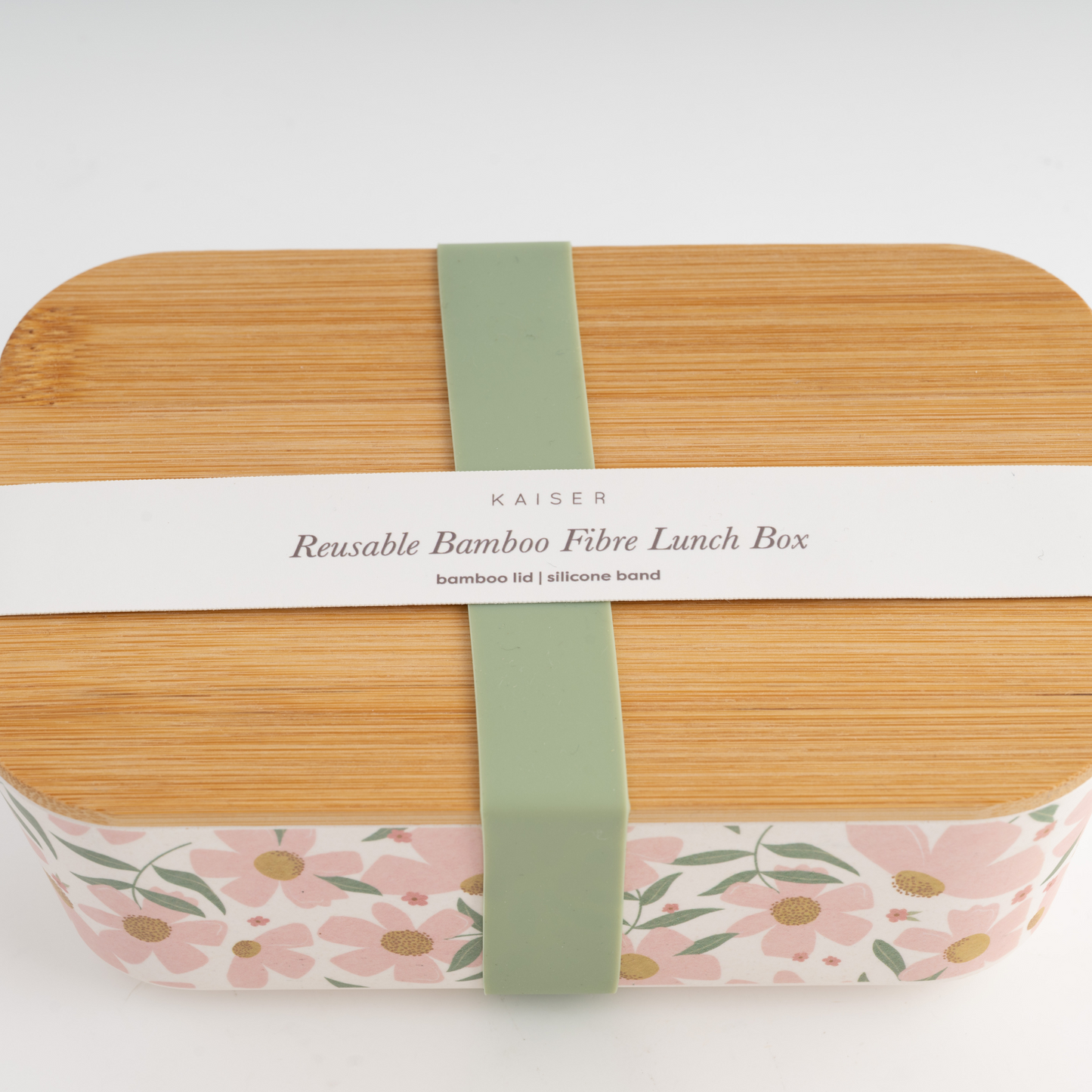 Bamboo Printed Lunch Box - Flower Posy