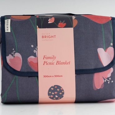 Family Picnic Blanket - Posies