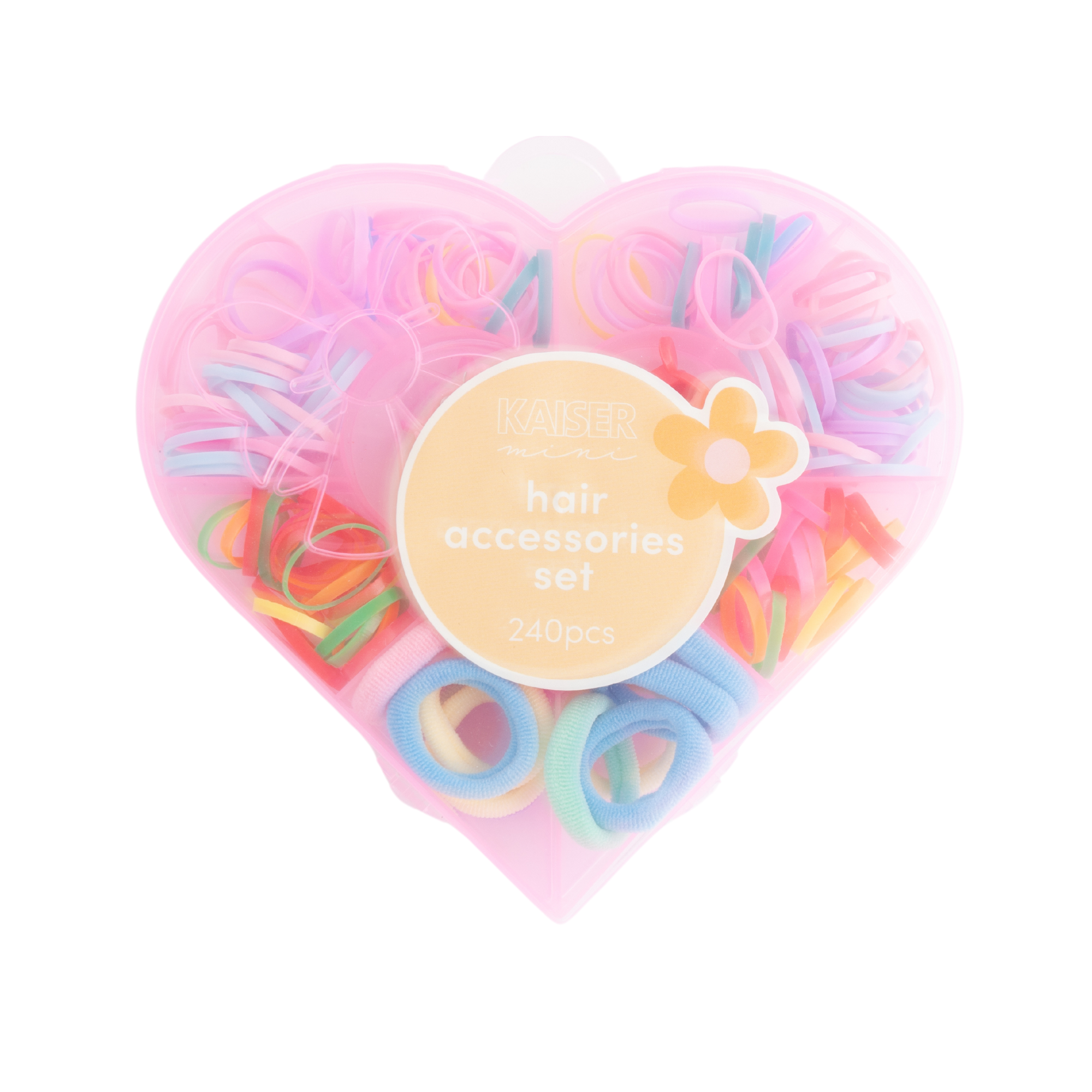 Hair Accessories Set - 240Pk Heart