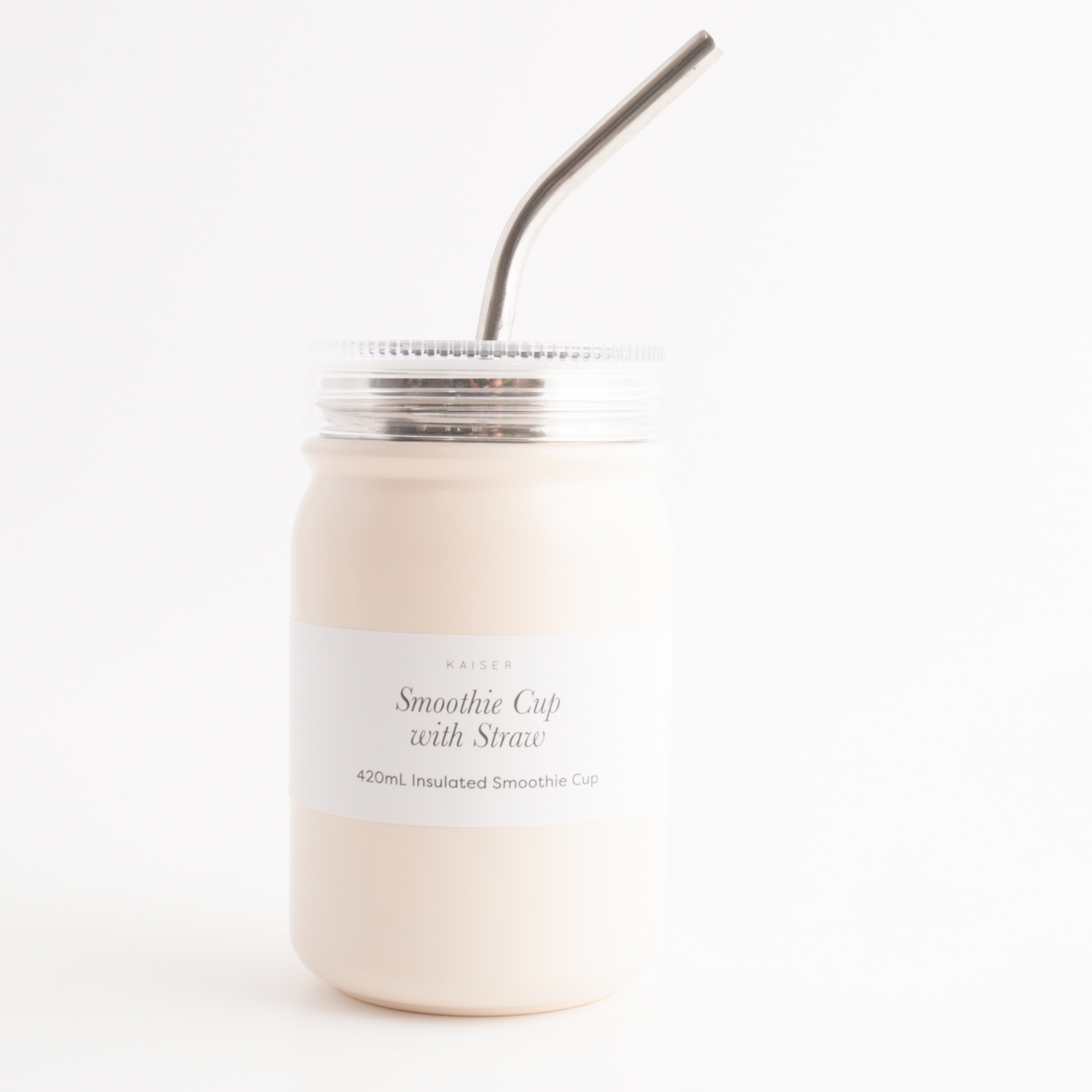 Insulated Smoothie Cup 420Ml - Beige