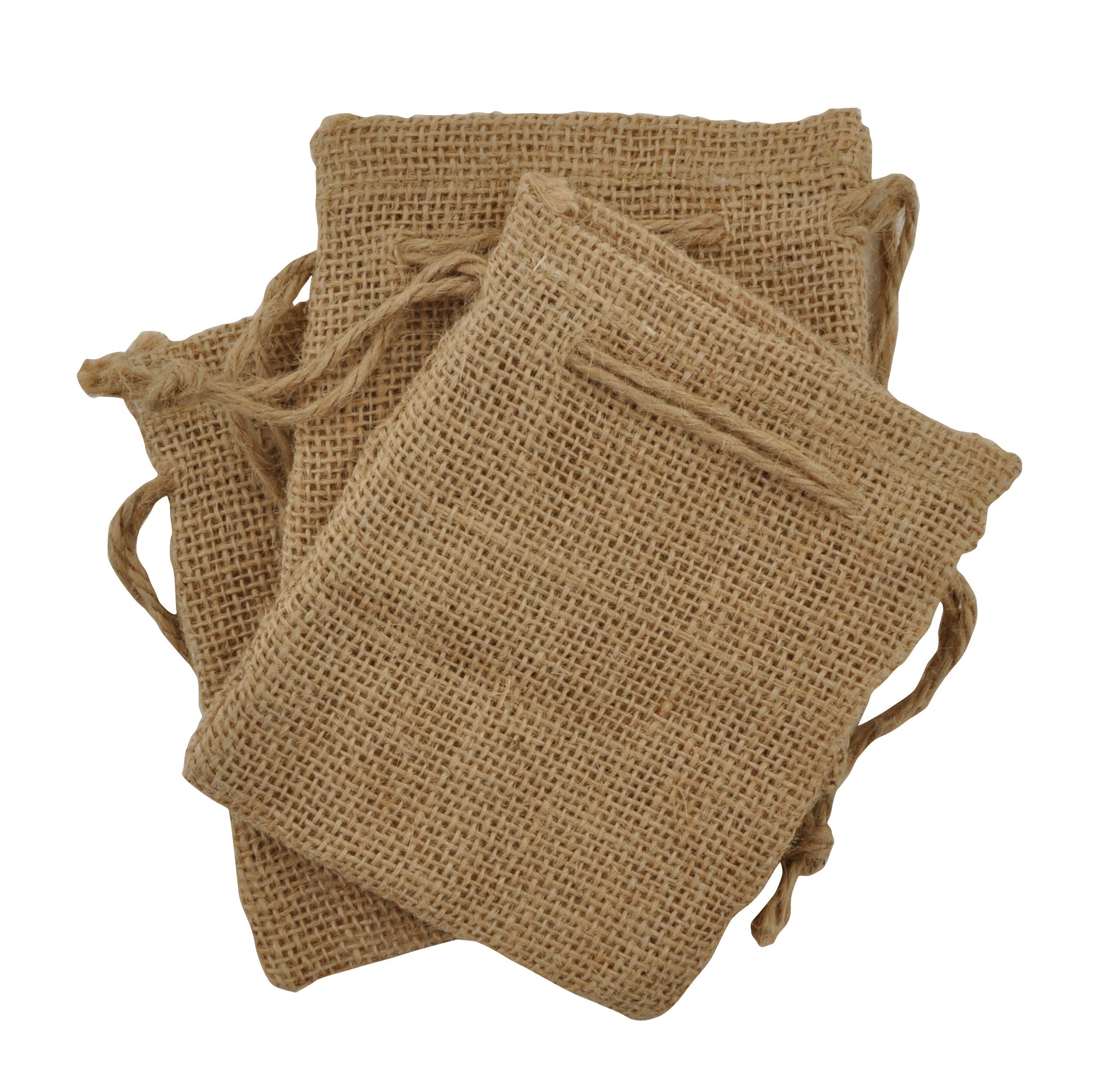 Jute Bags 3pcs 3.5x4