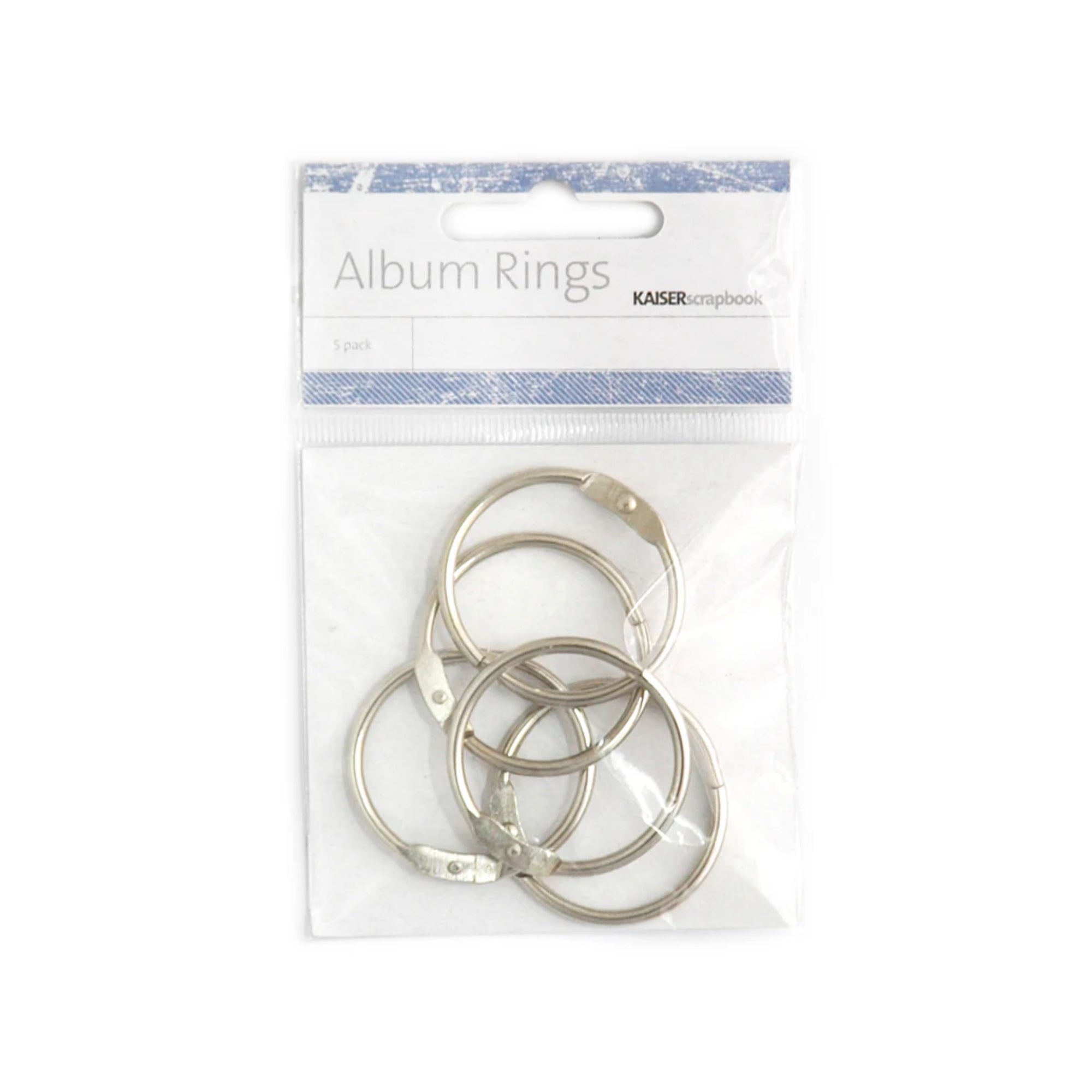 Album Rings - 3.5cm Silver