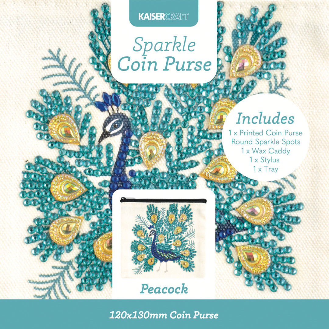 Kaiser Sparkle Coin Purse - PEACOCK