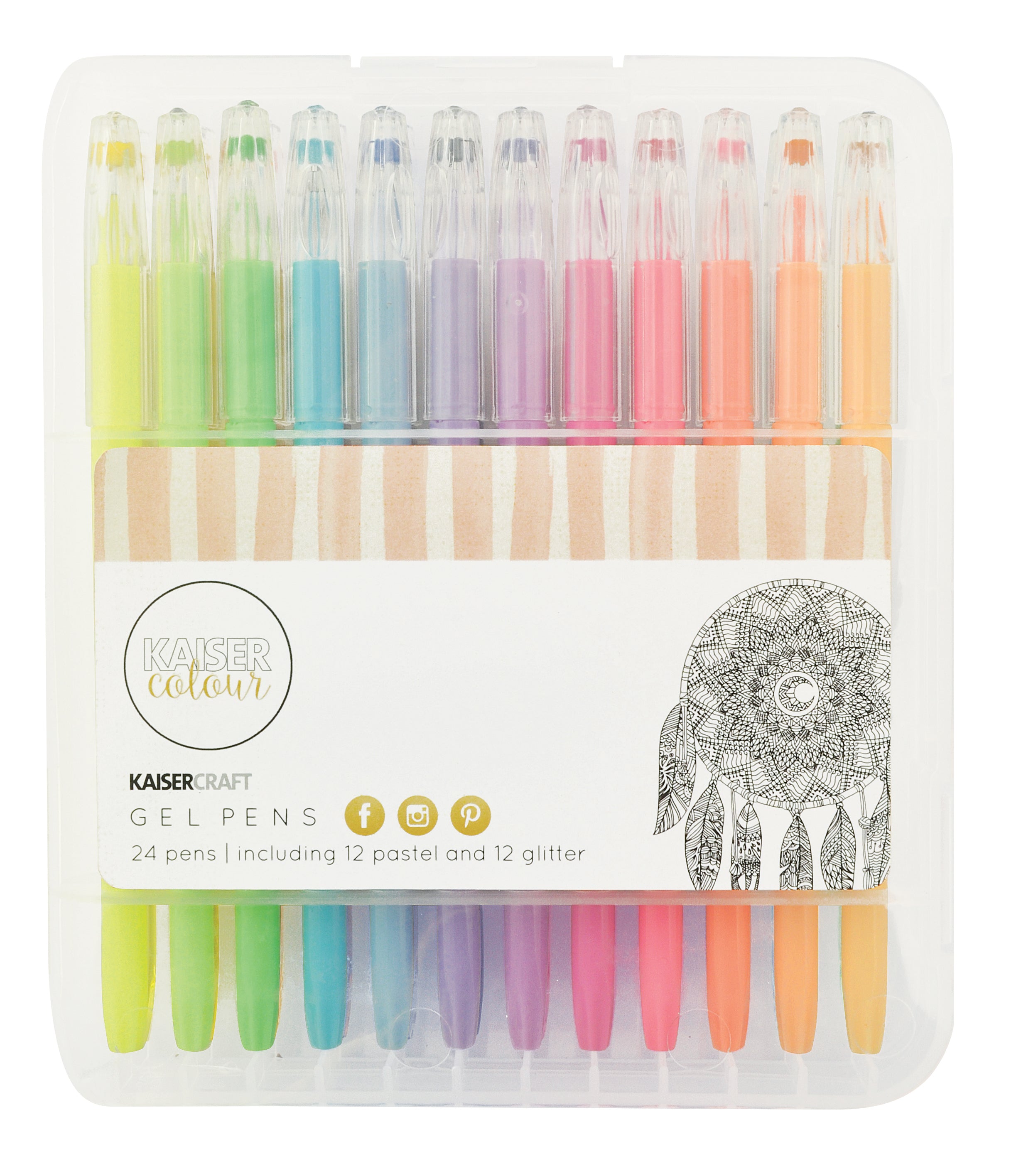 Kaisercolour Gel Pens 24pk Kaisercraft