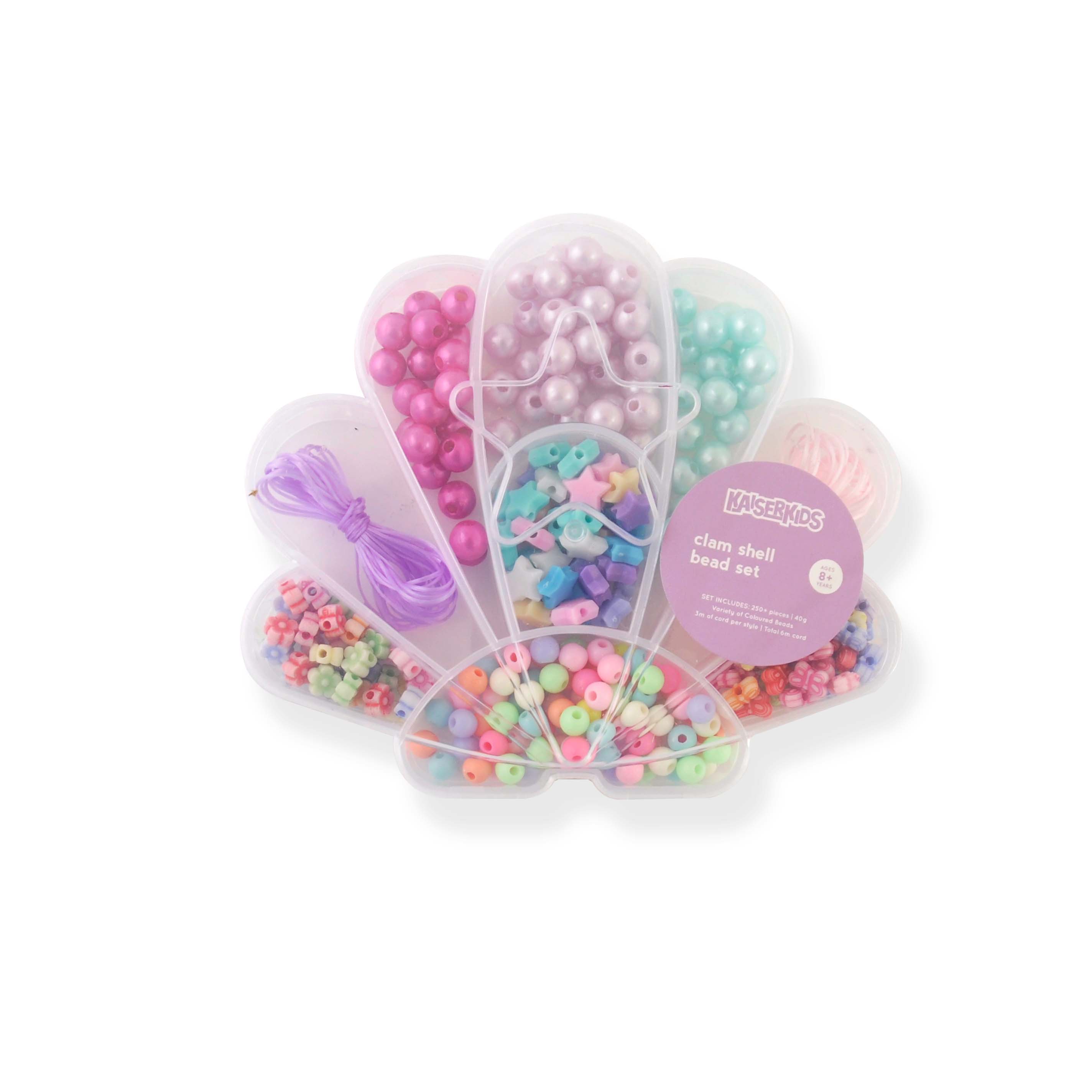 KaiserKids Small Bead Sets - CLAM SHELL – Kaisercraft