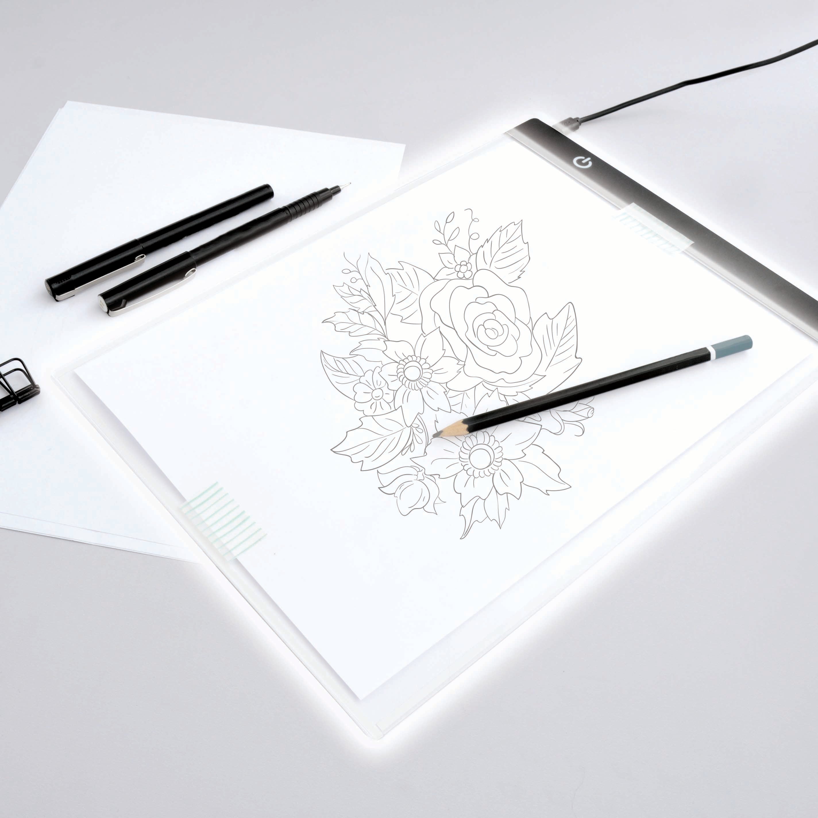 LED Tracing Light Box Board Art Tattoo A4 Drawing Copy Pad Table Stencil  Display | eBay